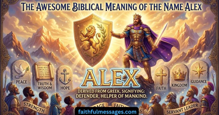 The Awesome Biblical Meaning of the Name ALEX