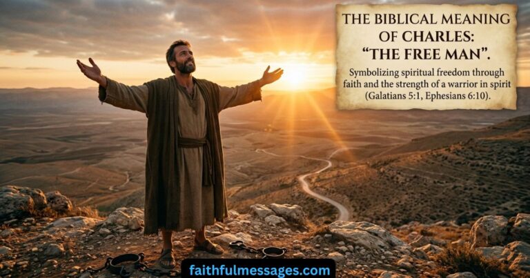 The Great Biblical Meaning of the Name CHARLES