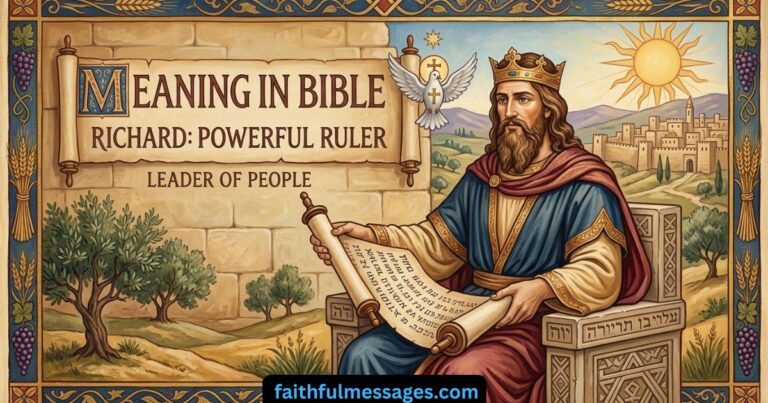 The Awesome Biblical Meaning of the Name RICHARD