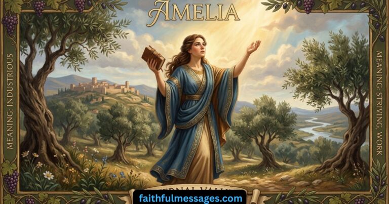 The Powerful Biblical Meaning of the Name AMELIA