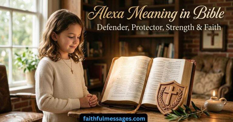 The Awesome Biblical Meaning of the Name ALEXA