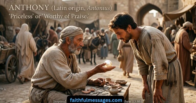 The Terrific Biblical Meaning of the Name ANTHONY