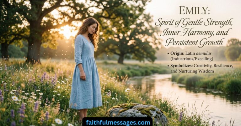The Wonderful Biblical Meaning of the Name EMILY
