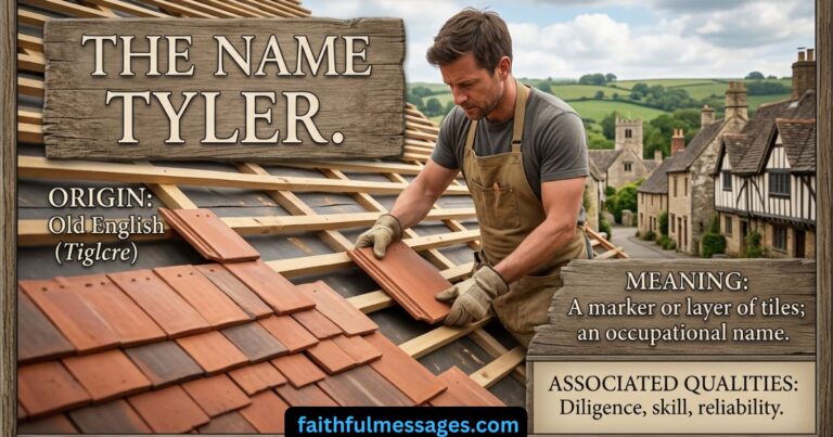 The Amazing Biblical Meaning of the Name TYLER
