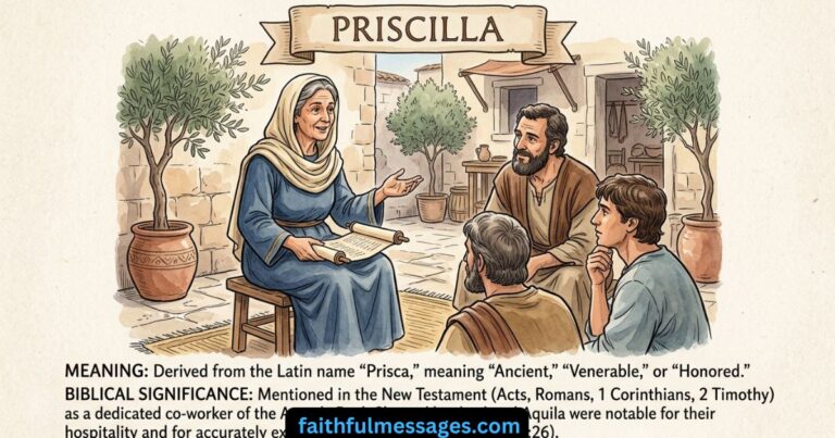 The Wonderful Biblical Meaning of the Name PRISCILLA