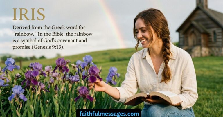Iris Name Meaning in the Bible | A Message of Hope Promise and God Presence