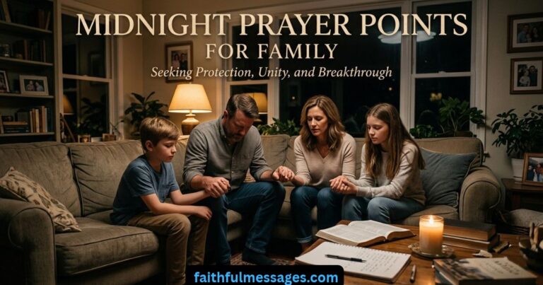 60 Effective Midnight Prayer Points for Family: Powerful Prayers for Protection, Peace, and Blessings